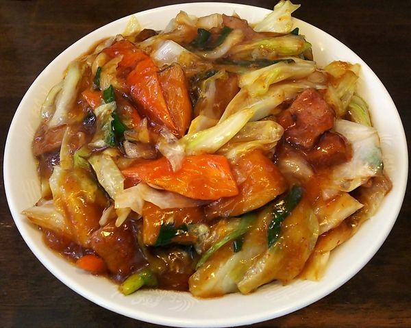 「スタミナ冷し(大) 具増し」@スタミナラーメン がむしゃの写真