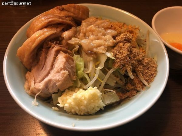 「ラーメン小豚汁無し 「ニンニクアブラ」(1,050円)」@かじろうramen7の写真