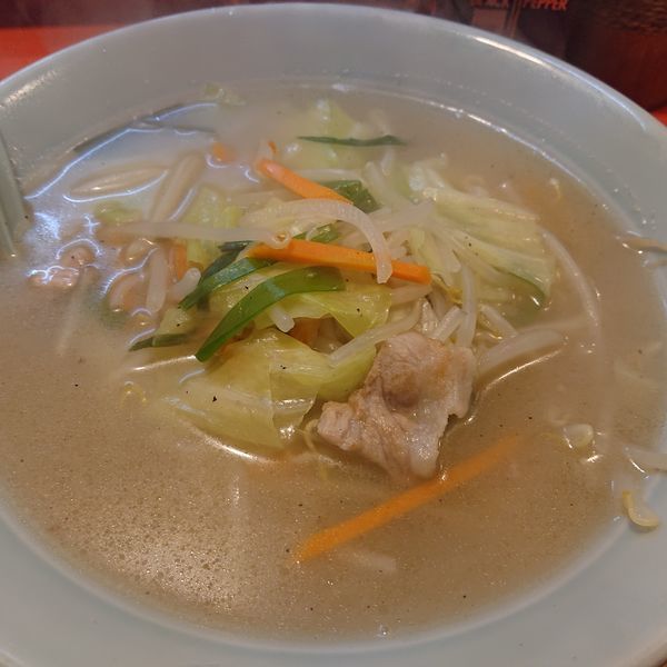 「タンメン850円、餃子450円、瓶ビール630円」@中華そば 大和家の写真