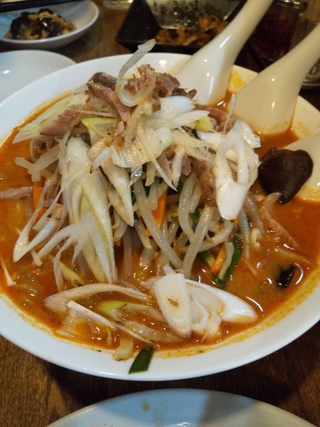 「【気まぐれ限定】辛味噌ラーメン」@レバニラ定食 kei楽の写真