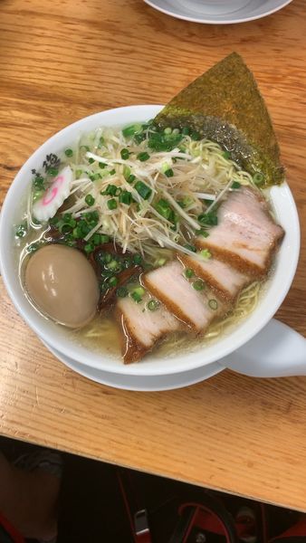 「生姜ラーメン大盛+味玉（ランチサービス）」@中華そば 馥の写真