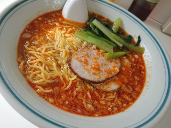 「たんたんめん　600円」@山水苑の写真