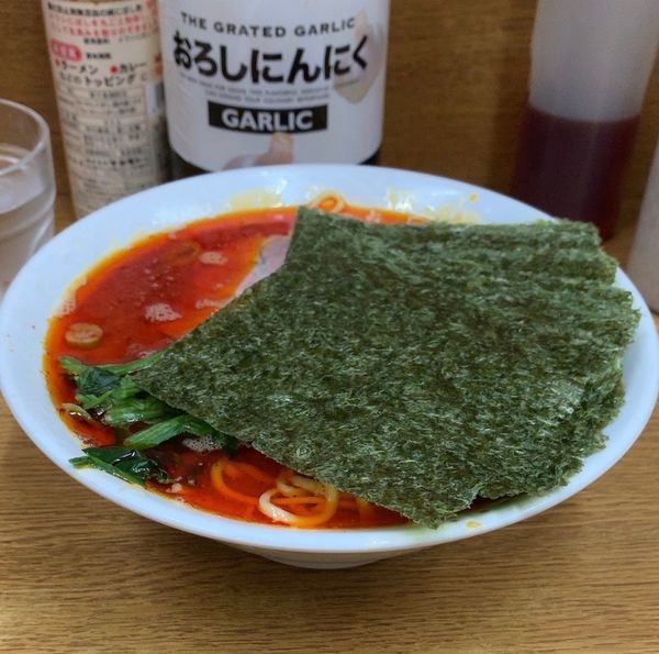 「紅蓮の虎 海苔」@ラーメン虎ノ穴の写真