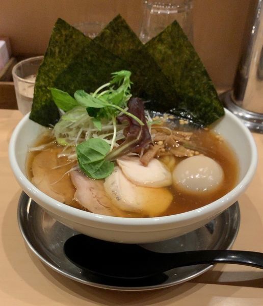 「特製にぼしそば」@中華蕎麦 円雀の写真