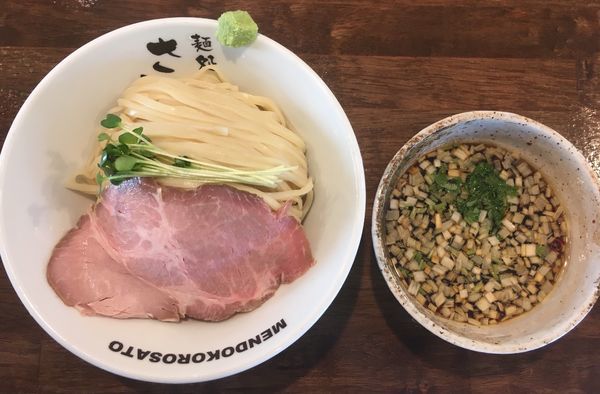 「鶏だし醤油つけ麺」@麺処さとう 船引店の写真