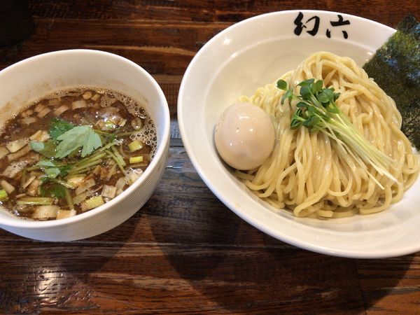 「醤油つけそば」@中華そば 幻六の写真