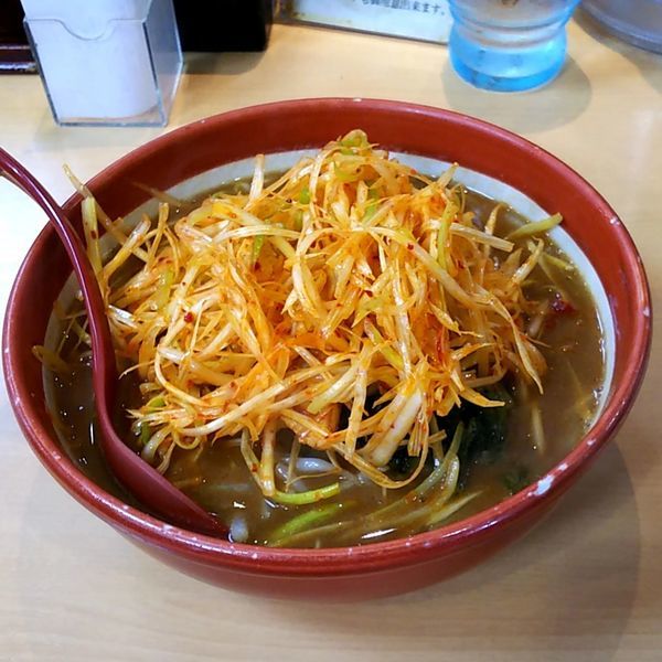 「伊勢味噌肉ネギらーめん」@麺場 田所商店 行徳店の写真