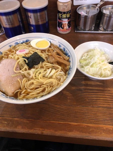 「中華そば+ネギ」@東池袋大勝軒 本店の写真