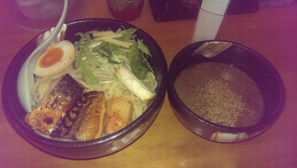 「鯖味噌つけ麺、大盛」@麺場 田所商店 成瀬店の写真