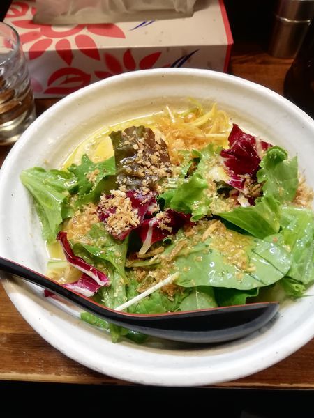 「塩ラーメントリュフオイルかけ　大盛り　750円」@『   』（無銘）の写真