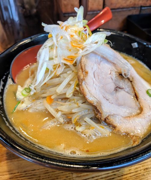 「味噌(野菜・ニンニク増し)860円」@麺処 花田 上野店の写真