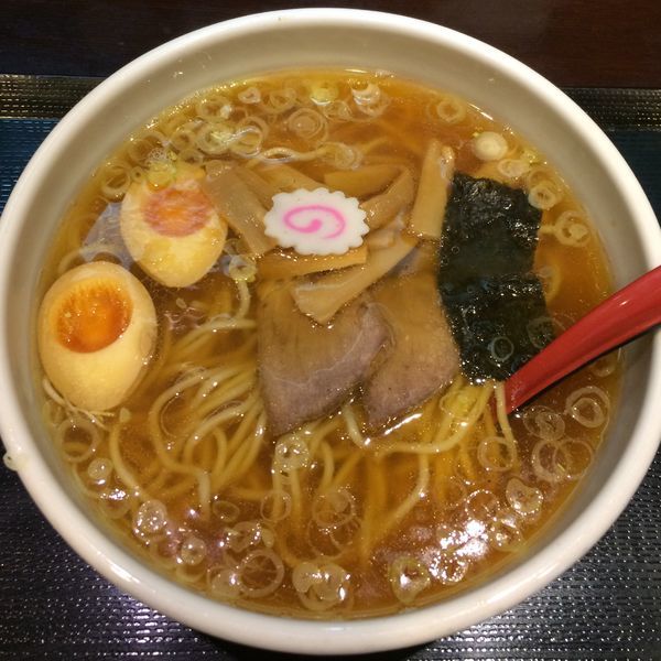 「中華蕎麦(中225g)750円➕煮玉子100円」@中華蕎麦 金魚の写真