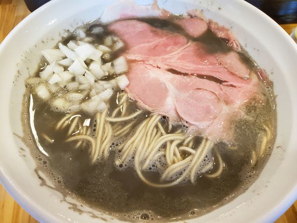 「煮干しラーメン780円」@煮干らーめん 紫乱の写真