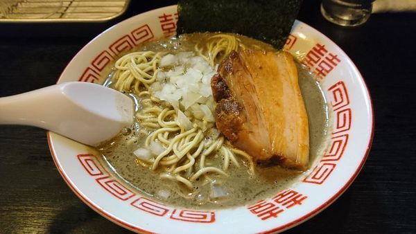 「【夜】濃厚煮干し+和え玉」@中華ソバ 伊吹の写真