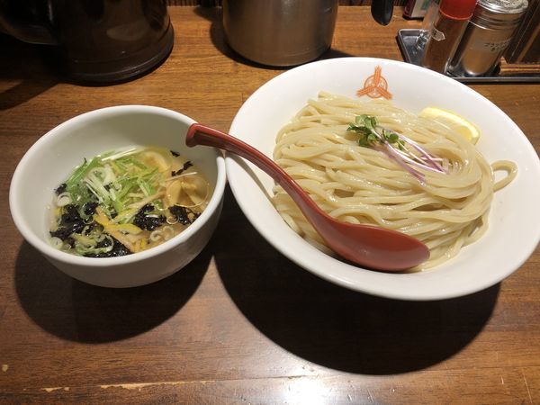 「冷やし鯛出汁塩つけ麺」@つけ麺専門店 三田製麺所 阿倍野店の写真