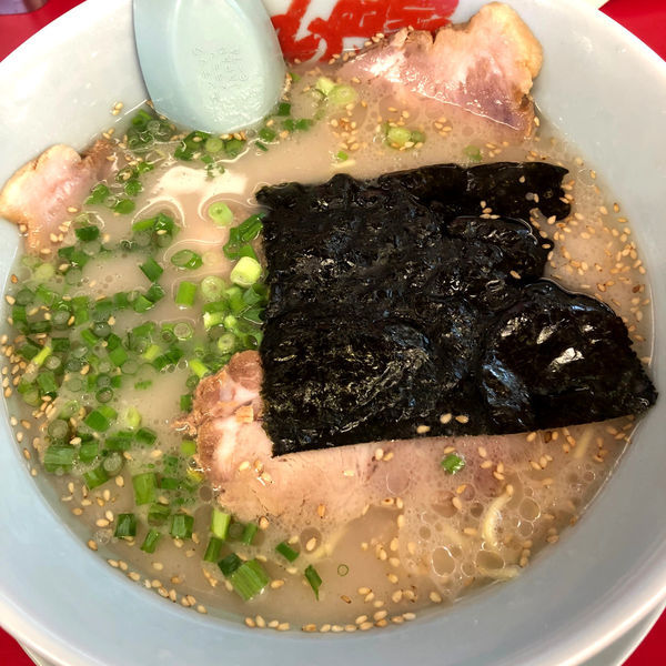 「朝ラーメン（梅抜き）450円　チャーシュー」@ラーメン山岡家 太田店の写真