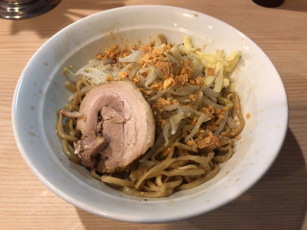 「ラーメン（小200g）汁なし」@Smart Pigの写真