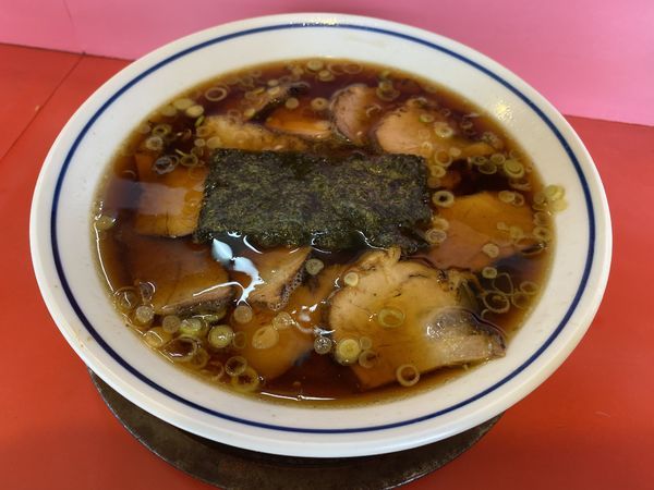 「チャーシューワンタン麺850円・炒飯550円」@かんちゃんラーメンの写真