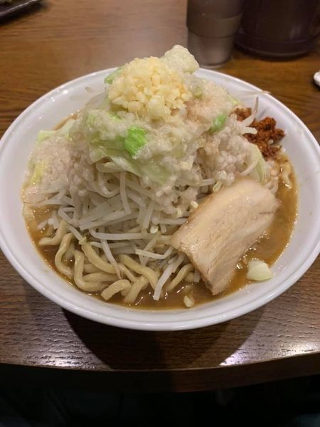 「フク郎(全マシ) 特盛」@らーめん福たけ 富里店の写真