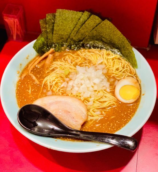 「豚骨のり味噌ラーメン」@長浜らーめん 世田谷店の写真
