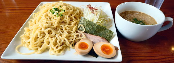 「小樽とん塩つけ麺　大盛」@小樽らーめん豆の木 平方店の写真