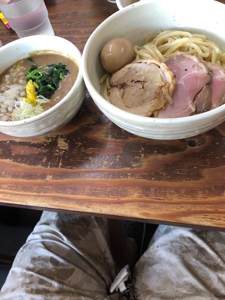 「味玉つけ麺950円」@餃子の並商 都賀店の写真