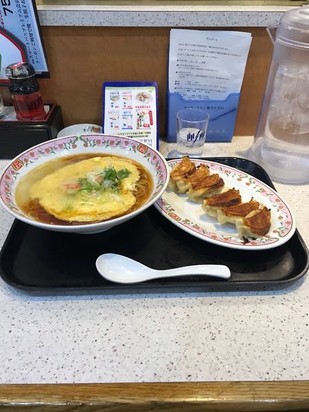 「天津麺 540円」@餃子の王将 瑞江駅北口店の写真