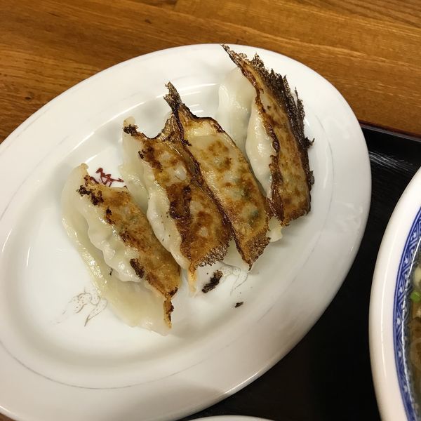 「餃子4個(ラーメン定食)」@中華洋食 珉珉の写真