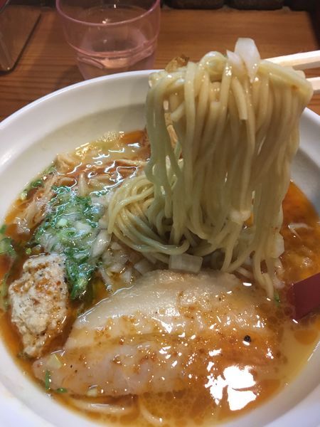 「鳥そばえび風味」@はりけんラーメン 南店の写真