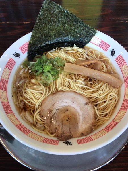 「中華ラーメン➕麺固め」@めん屋 亀久の写真