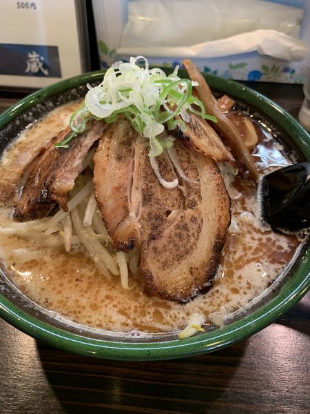 「黒味噌チャーシュー」@めんや 蔵の写真