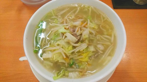 「野菜たっぷりタンメン_520円」@日高屋 赤坂一ツ木通店の写真