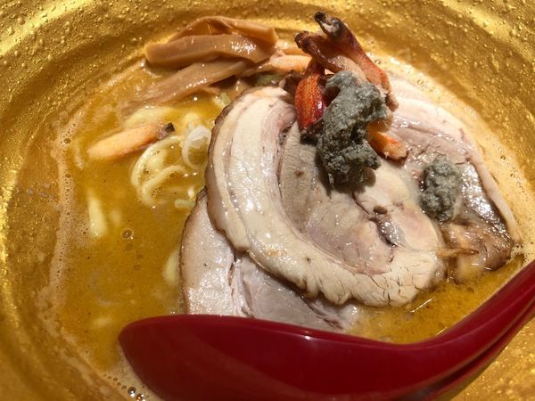 「濃厚蟹味噌らぁ麺」@onisobafujiya ～PREMIUM～の写真