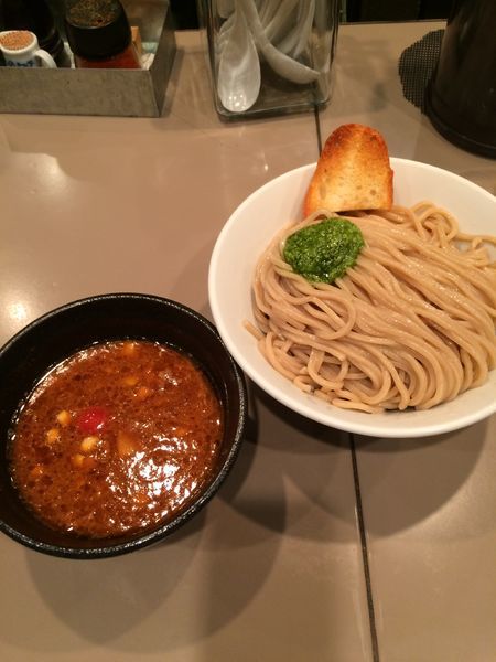 「海老トマトつけ麺950円➕大盛り100円」@つけ麺 五ノ神製作所の写真