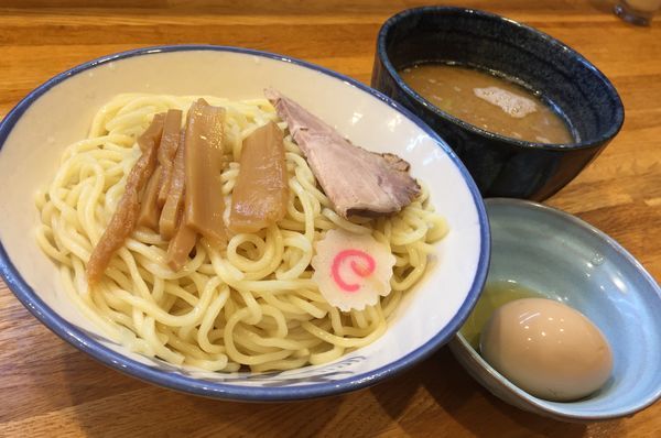 「(水)とりぶたのうこうつけめん＋裏メニューあじたま」@必勝軒の写真
