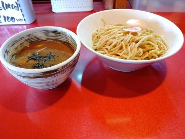 「味玉つけ麺(並盛・250g)850円」@麺屋しのはら 三日月食堂の写真