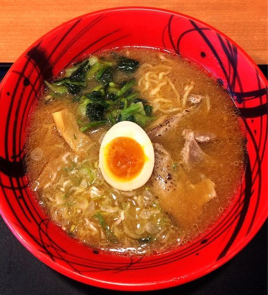 「あぶり麦豚みそラーメン」@炙りチャーシューラーメン 口福軒の写真