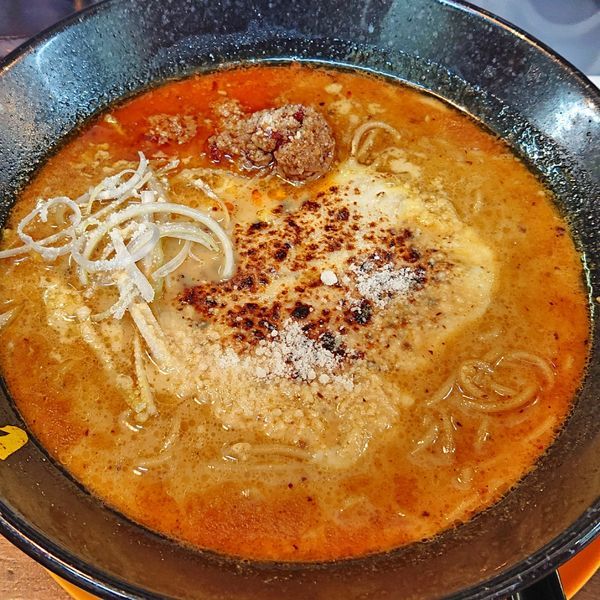 「カレーチーズラーメン800 替玉50」@豚骨ラーメン いちもんじ 北本店の写真