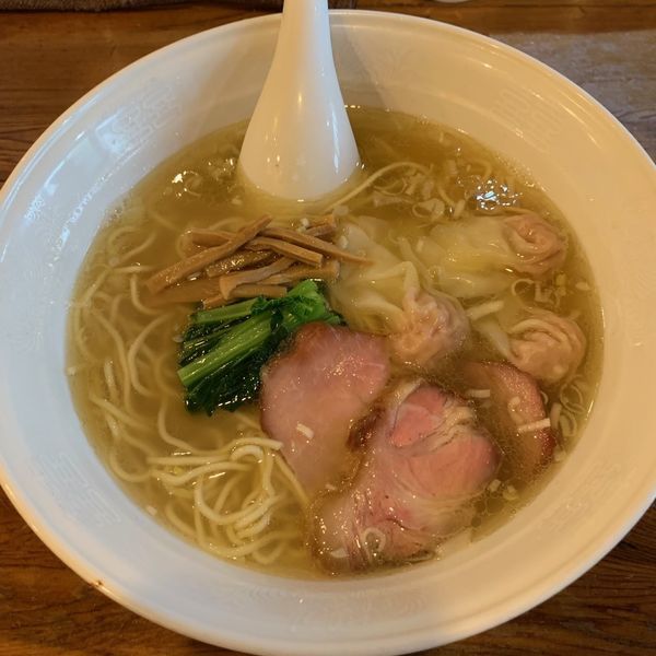 塩ワンタン麺＋ミニカレー