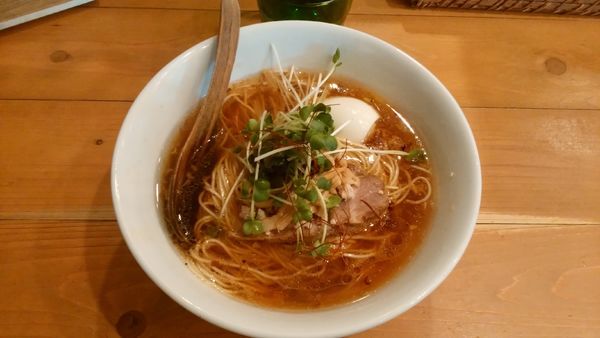 「醤油ＳＯＢＡ￥800+塩味玉￥100-」@麺屋 Hulu-luの写真