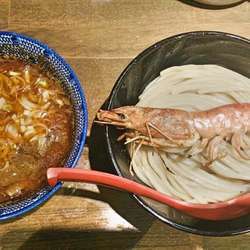 濃厚海老つけ麺+トマトとチーズの雑炊　1000円