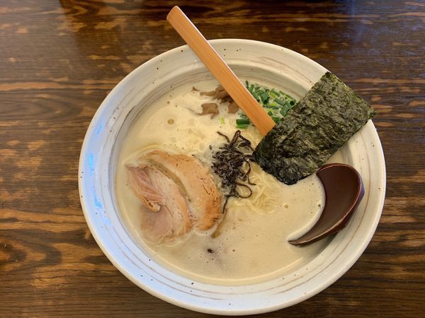 「濃厚鶏そば(細麺)」@鶏そばや 竜神洞の写真