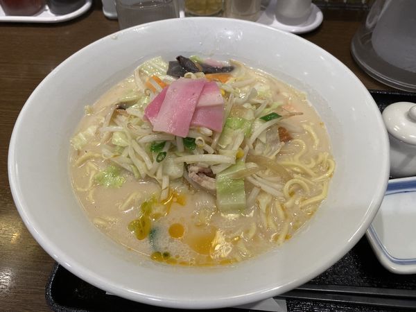 「長崎ちゃんぽん400g630円+半チャーハン280」@リンガーハット アスティ岐阜店の写真