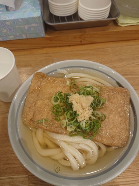 「きつねうどん ４３０円」@うどん甚三の写真