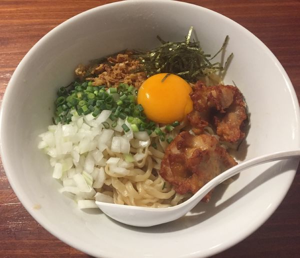 「鶏まぜそば」@麺屋きよたかの写真