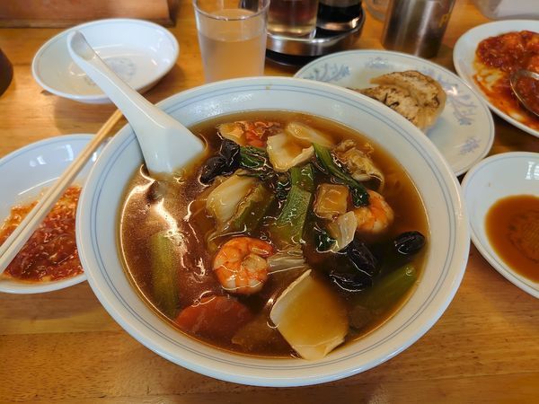 「広東麺」@観富亭の写真