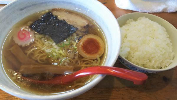 「Bセット（ラーメン 小＋ライス 小）￥500」@大正麺業の写真