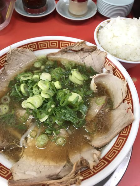 「中華そばセット」@もっこす 工場店の写真