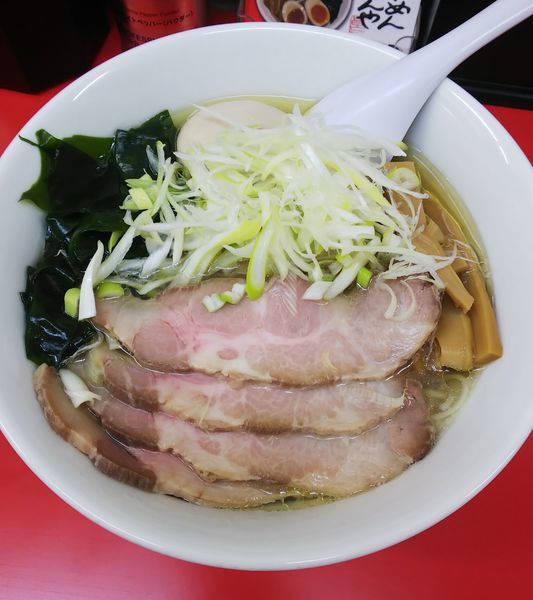 「特塩ラーメン＋チャーシュー」@らーめん えんやの写真