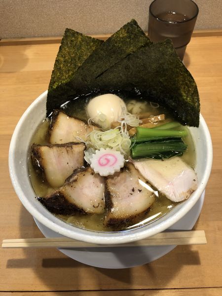 「鷄白湯らーめん」@自家製手打ち麺 粋やの写真